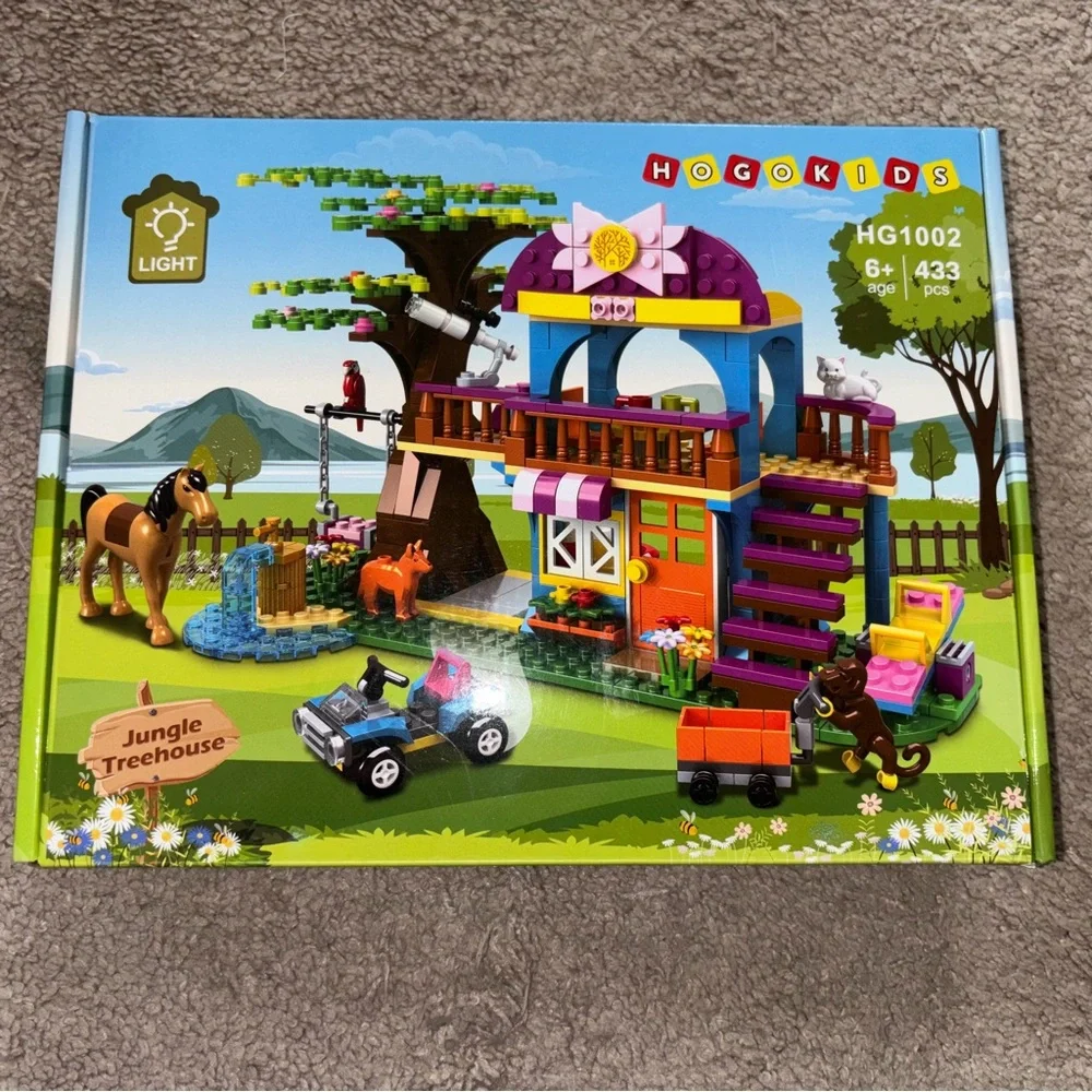 Jungle Treehouse Building Set - Multicolor